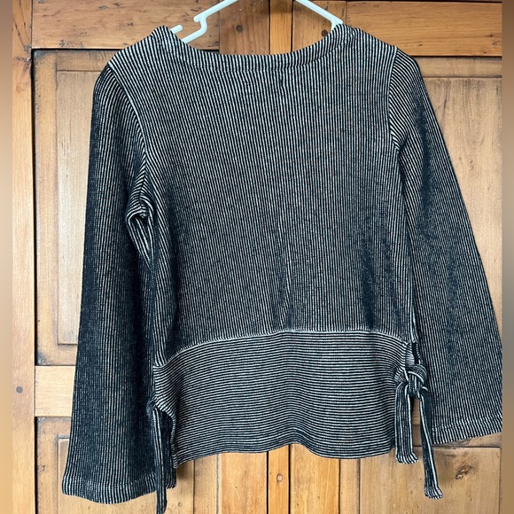 Madewell XS French Rib Side Tie Pullover Sweater - Picture 4 of 9